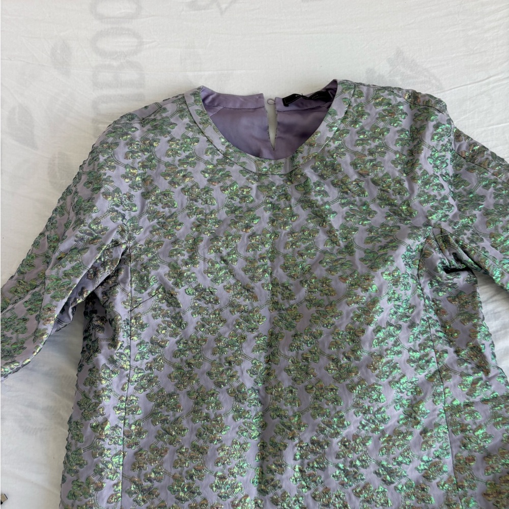 BCBGMaxAzria Lavender and Mint Dress